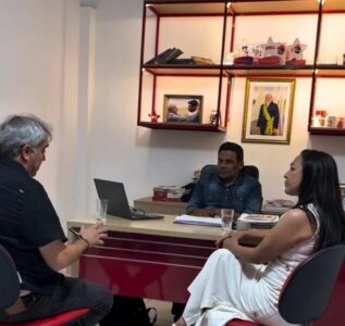 “DE VOLTA AO JOGO”! SENADORA ELIZIANE GAMA: visita Francimar Melo; presidente reeleito do PT no Maranhão