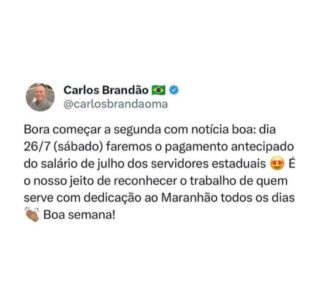 Pagamento dos servidores do Estado é antecipado