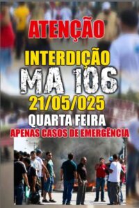 URGENTE: Moradores prometem interditar MAs 006 e 106 nesta quarta-feira em protesto por estradas intransitáveis na Baixada Maranhense