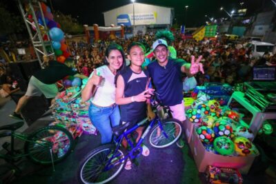 Osmar e Clara Gomes realizam festa das crianças no São Francisco