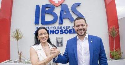 Ao lado de Audreia Noleto, Octávio Soeiro reabre os trabalhos do IBAS; instituto abriu as portas para São Luís nesta segunda-feira (24)