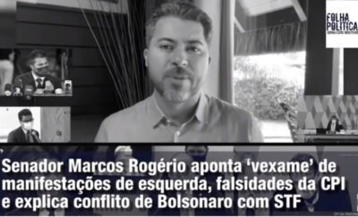 Veja no vídeo: Senador Marcos Rogério aponta ‘vexame’ de manifestações de esquerda, falsidades da CPI e explica…