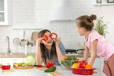 Desafio olímpico das férias: mães e filhos em busca do lanche perfeito