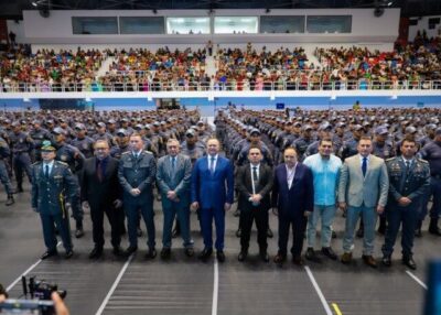 Governo Brandão realiza formatura de 560 policiais militares e nomeia mais 389 oficiais