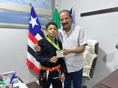 Uma prata que vale ouro; com o apoio do prefeito Neto Carvalho, “Gigante” conquista vice-campeonato brasileiro de Jiu-Jitsu