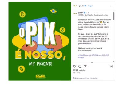 O Pix é nosso, my friend’, posta governo Lula após investigação de Trump