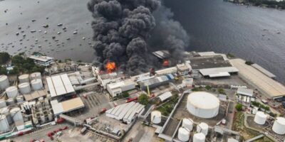 MPRJ e Inea avaliam impactos após incêndio em fábrica de lubrificante