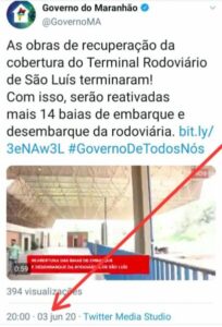 Veja no vídeo: Alô, MP: Flávio Dino pagou por obra que na primeira chuva quase desaba…