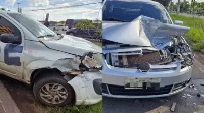 Idoso fica gravemente ferido após acidente envolvendo três veículos no Maranhão