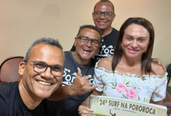Prefeita de Arari discute projeto que dinamizará o Surf na Pororoca