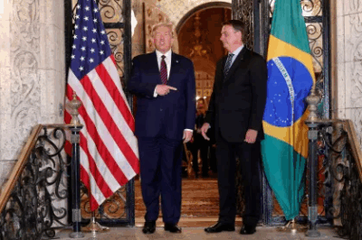 “Deixem Bolsonaro em paz”, diz Trump ao criticar ação contra ex-presidente