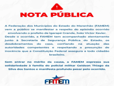 PM e FAMEM emitem notas sobre policial morto por prefeito do MA