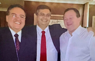 Roberto Rocha posta foto saudosista com Dino e Brandão