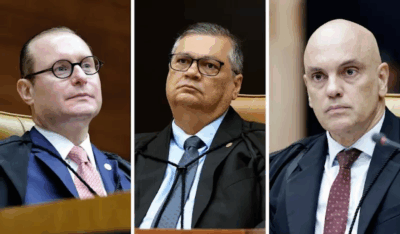 Maioria do STF mantém Moraes, Dino e Zanin em julgamento de Bolsonaro