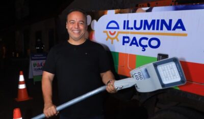 Ilumina Paço a todo vapor nos loteamentos Presidente Vargas e Santa Clara