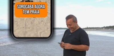 Fred Campos viraliza nas redes sociais ao reagir a vídeo do prefeito de Sorocaba e convida para conhecer a Praia Olho de Porco em Paço do Lumiar.