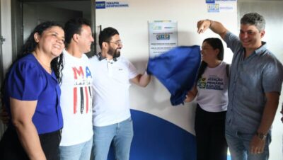 Vice-governador Felipe Camarão participa de entregas de sete obras da área da saúde, em Peritoró