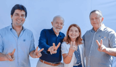 Com Iracema em Alcântara, Lula faz o ‘V’ de Vinicius Vale