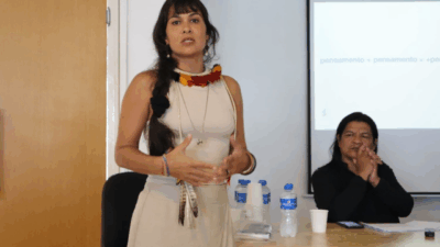 ‘Indígenas protegem 80% das florestas do planeta’, diz pesquisadora indígena do povo Borum-Kren