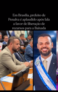Prefeito de Penalva é aplaudido em Brasília após cobrar mais recursos para a Baixada Maranhense