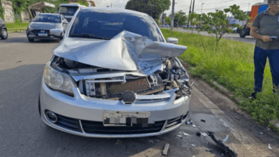 Acidente na BR-135 deixa um ferido grave em São Luís