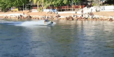 Mãe e filho ficam feridos após serem atropelados por moto aquática no Rio Balsas