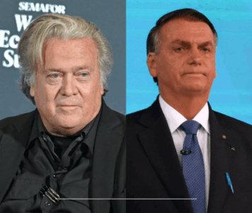 Stephen Bannon informou que os Estados Unidos podem retirar as tarifas de 50% ,caso sejam extintos os processos judiciais pelos quais Jair Bolsonaro