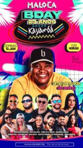 Celebração dos 23 Anos da Banda Kayambá vai movimentar a Ilha do Amor nos dias 11 e 12 de janeiro