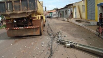 Balanço 2024: Maranhão registra mais de 1.600 acidentes com veículos batendo em postes de energia elétrica