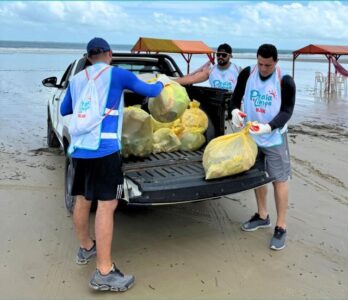 BRK realizou mutirão Praia + Limpa em São José de Ribamar