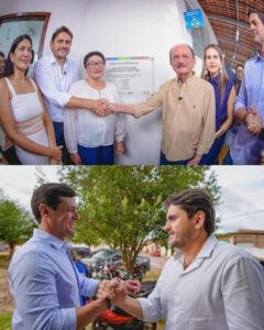 Prefeito Dr. Julinho e vice Natércio Santos inauguram primeira Escola Bilíngue de São José de Ribamar