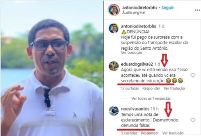 Prefeitura de Barreirinhas divulga nota desmentindo “fakenews” do grupo de Iracema Vale…