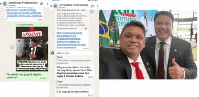 Jerry descarta “sacrifício político” ao negar ser vice de Camarão: “Ataque especulativo. Pra tentar me prejudicar”…