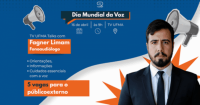 Fonoaudiólogo Fagner Limam ministra oficina sobre cuidados vocais e poder da voz na comunicação