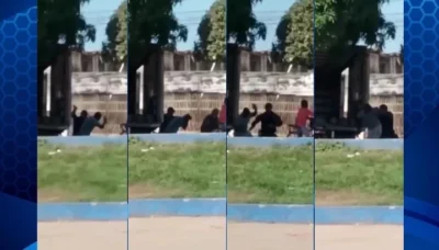 PMs são flagrados agredindo homem em avenida movimentada de Zé Doca