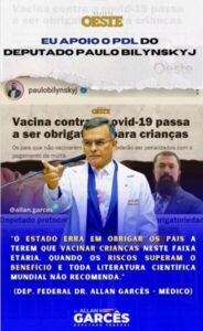Covid-19: Deputados conservadores protestam contra obrigatoriedade da vacina em crianças de 6 meses…
