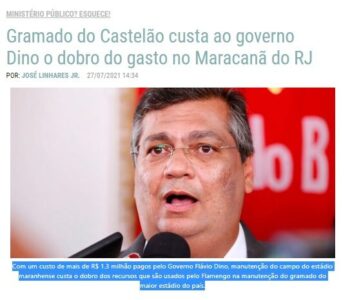 Roubalheira escancarada? Comunistas pagam caro por gramado de estádio que teve poucos jogos no Maranhão…