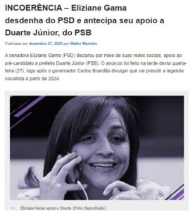 Duarte Jr te sai de “cerca velha”…