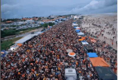 “CHUVA SUOR E CERVEJA”! “RETALHOS DE CETIM”: Governo do (BRANDÃO) Maranhão estima três milhões de foliões no carnaval da Litorânea… :