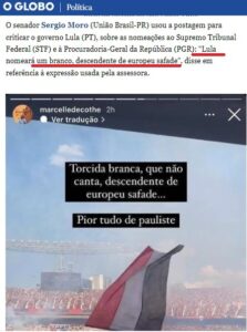 Preconceito racial e mulheres negras? Sérgio Moro debocha de Lula sobre vaga no STF reservada para acolher Flávio Dino…