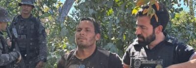 Preso assassino do delegado Márcio Mendes durante operação policial em Caxias