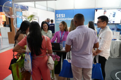 SESI marca presença no 3º Congresso Maranhense de Análises Clínicas e Medicina Laboratorial com stand