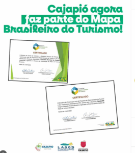 Cajapió no Mapa do Turismo Brasileiro