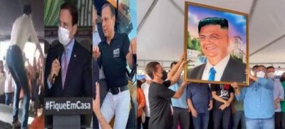 Dino dando entrevistas enquanto a violência explode: de assaltos a bancos a assassinatos e roubos nos Supermercados Mateus…