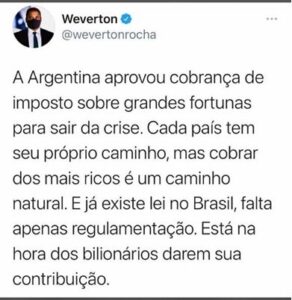 A genialidade ao contrário de Weverton Rocha: Um ex-pobre que quer se meter nas riqueza dos outros…