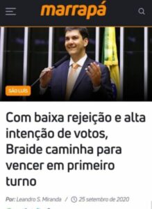 Braide debaixo da “asa” de Roberto Rocha…