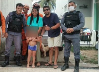 Criança é resgatada pela PM após ficar presa em porta-malas, em São José de Ribamar