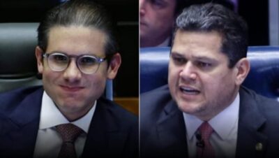 Trump passou a discutir,a possibilidade de aplicar sanções ao presidente da Câmara dos Deputados, Hugo Motta e Davi Alcolumbre