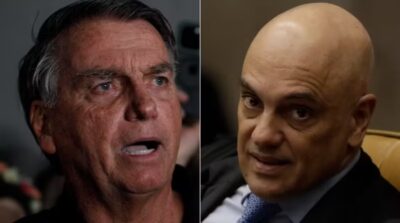 Moraes dá 24 horas para defesa de Bolsonaro explicar descumprimento de cautelar e ameaça prendê-lo