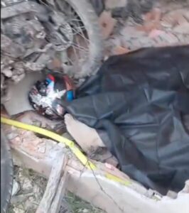Motocicleta invade ponto comercial e uma pessoa morre em acidente